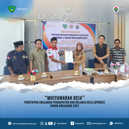 MUSYAWARAH DESA PENETAPAN APBDES TAHUN ANGGARAN 2025